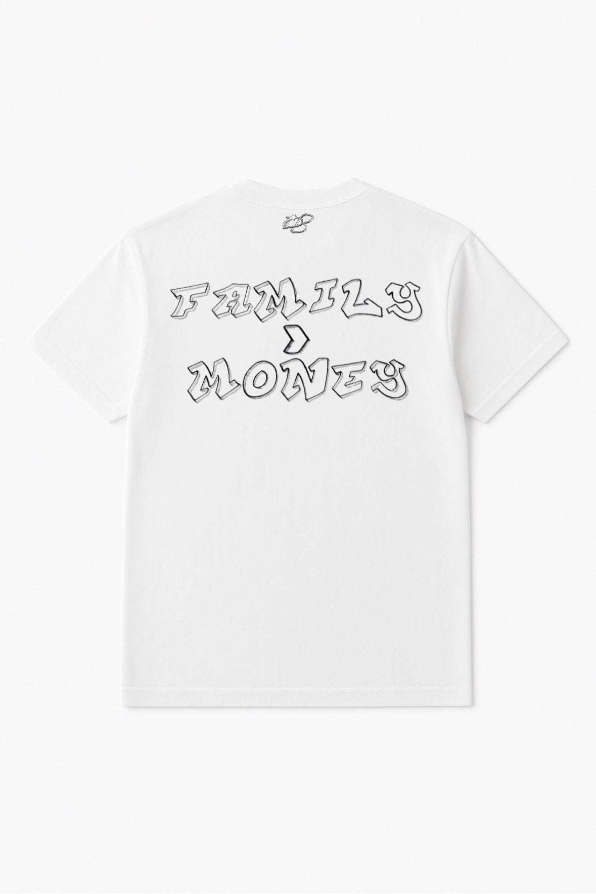 "FAMILY > MONEY" WHITE